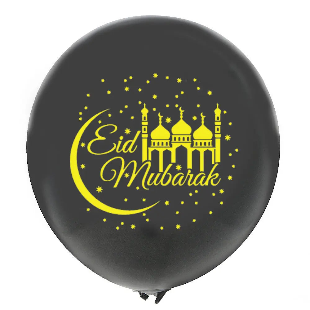 Eid Mubarak Latex Balloon Ramadan Kareem Decoration Festival Party Supplies - Image #8