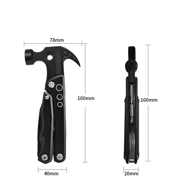 Portable Folding Multi-function Claw Hammer