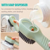 Multifunctional Soft-bristled Shoe Brush Long Handle Brush Automatic Liquid Adding Shoe Clothing Board Brush Cleaning Tool - Image #2