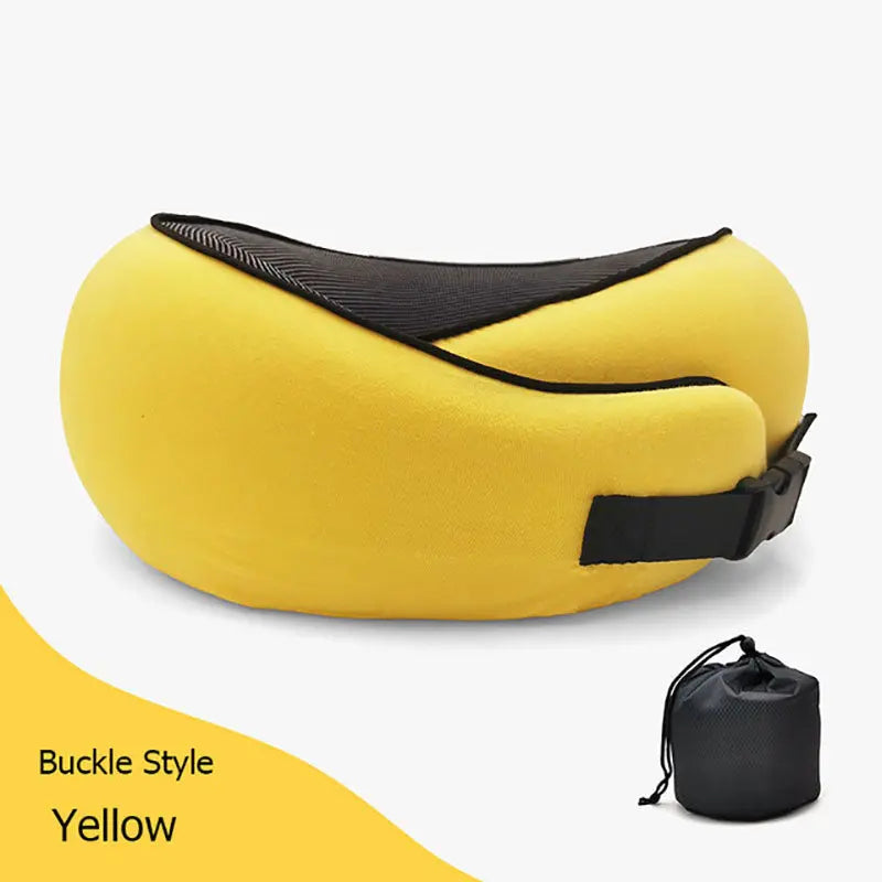 Travel Neck Pillow Non-Deformed Airplane Pillow Travel Neck Cushion Durable U-Shaped Travel Memory Cotton Nap Neck Pillow - Image #10