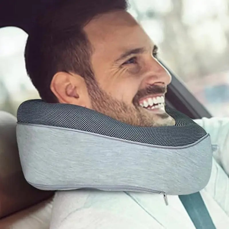 Travel Neck Pillow Non-Deformed Airplane Pillow Travel Neck Cushion Durable U-Shaped Travel Memory Cotton Nap Neck Pillow - Image #2