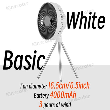 10000mAh Camping Fan