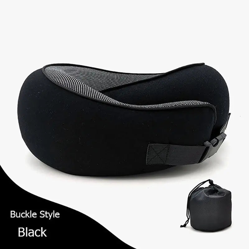 Travel Neck Pillow Non-Deformed Airplane Pillow Travel Neck Cushion Durable U-Shaped Travel Memory Cotton Nap Neck Pillow - Image #11