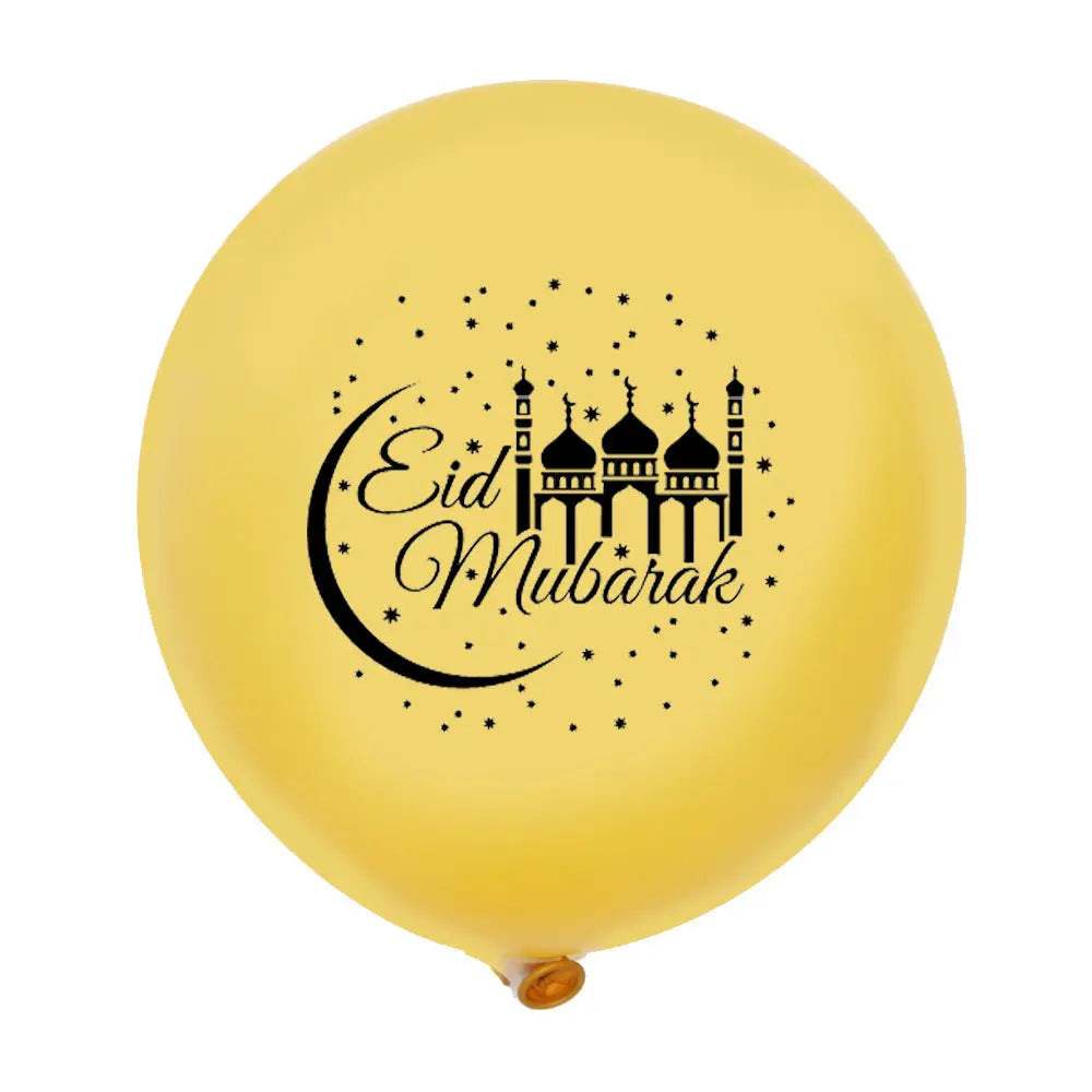 Eid Mubarak Latex Balloon Ramadan Kareem Decoration Festival Party Supplies - Image #5