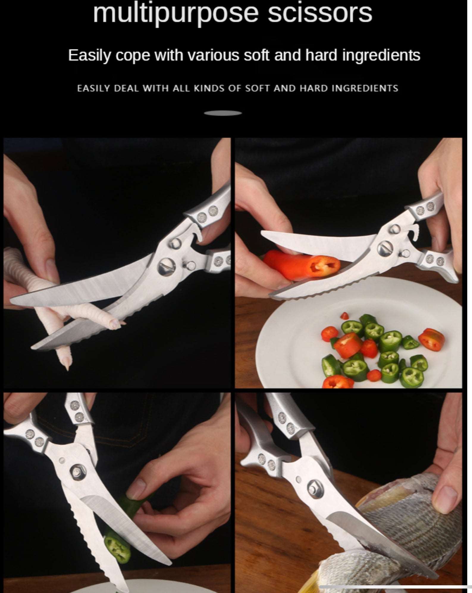 Kitchen Powerful Chicken Bone Scissors