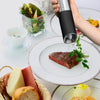 Household Pepper Grinder 1pc Stainless Steel Gravity-Sensing Sea Salt Spice Crusher With Kitchen Automatic Gadget Reusable