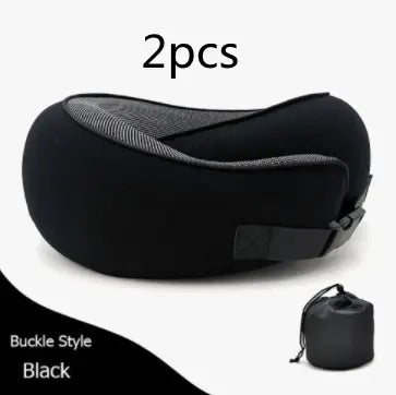 Travel Neck Pillow Non-Deformed Airplane Pillow Travel Neck Cushion Durable U-Shaped Travel Memory Cotton Nap Neck Pillow - Image #18