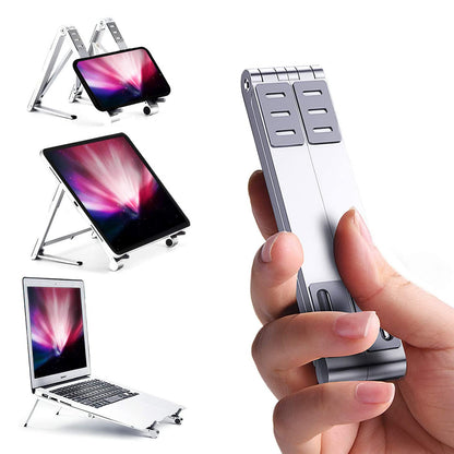 Metal Mini Folding Laptop Aluminum Alloy Three-in-One Stand