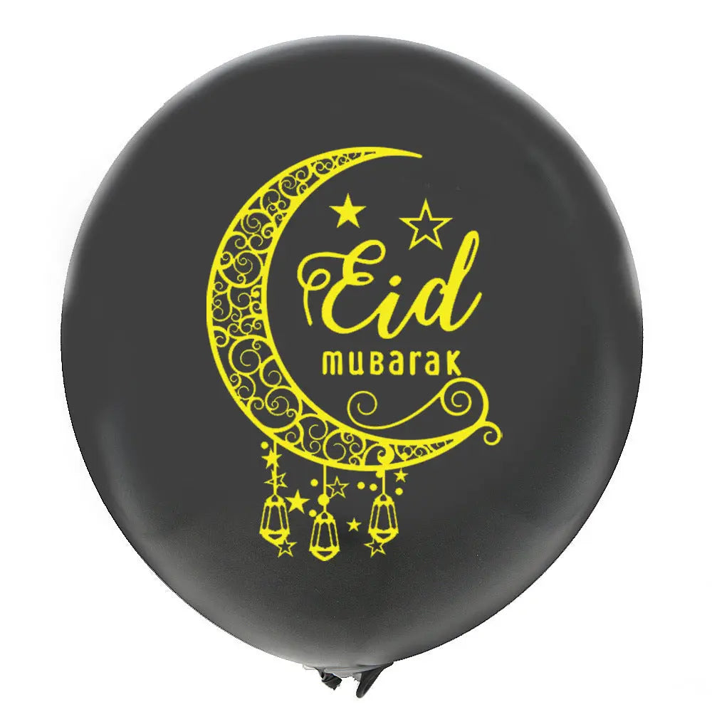 Eid Mubarak Latex Balloon Ramadan Kareem Decoration Festival Party Supplies - Image #11