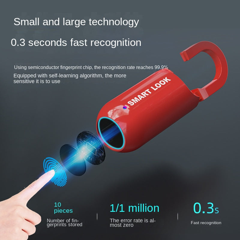 Smart USB Rechargeable Fingerprint Code Lock