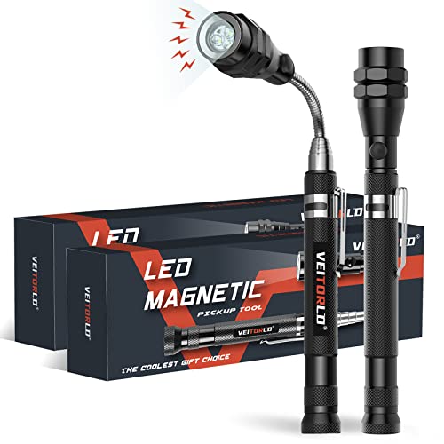 Veitorld Extendable Magnetic Flashlight